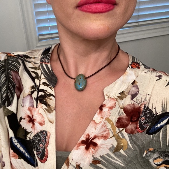 FREE with purchase.  Leather rope necklace - Picture 3 of 3